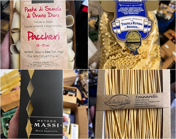 Perishable foodstuffs (various types of pasta) and cleaning products – LG 89/2025 Court of Prato