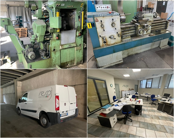 Produzione rubinetterie - Macchinari, attrezzature, arredi e furgone - LG 45/2025 Trib. Novara