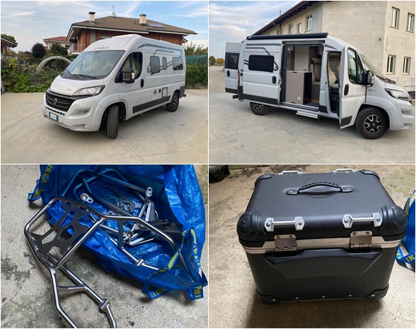 Etrusco 540 DB motorhome and motorcycle accessories - Judicial liquidation 29/2025 Court of Cuneo